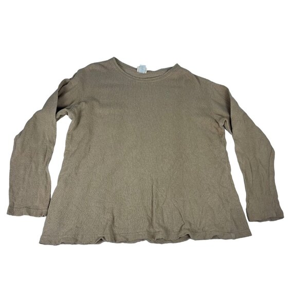 Vintage Pear Two Piece Set Shirt Brown Women's Maxi Cotton Dress XL NWT USA Made - Picture 8 of 11